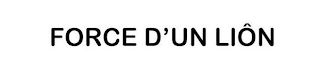 FORCE D'UN LIÔN logo