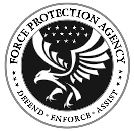 FORCE PROTECTION AGENCY DEFEND · ENFORCE · ASSIST logo
