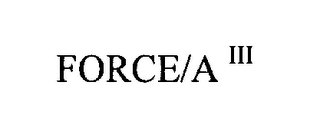 FORCE/A III logo