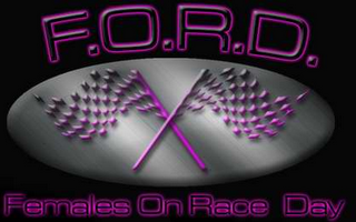 F.O.R.D, FEMALES ON RACE DAY logo