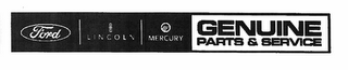 FORD LINCOLN MERCURY GENUINE PARTS & SERVICE logo