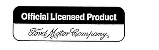 FORD MOTOR COMPANY OFFICIAL LICENSED PRODUCT logo