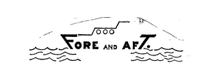 FORE AND AFT. logo