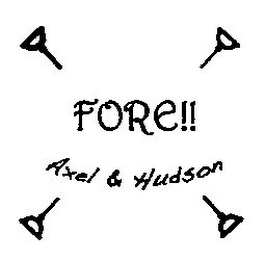FORE!! AXEL & HUDSON logo
