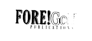 FORE! GOLF PUBLICATIONS logo