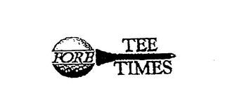 FORE TEE TIMES logo