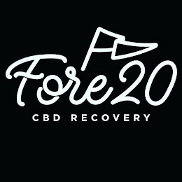 FORE20 CBD RECOVERY logo