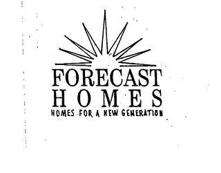 FORECAST H O M E S HOMES FOR A NEW GENERATION logo