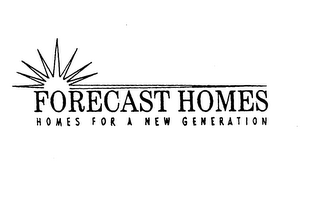 FORECAST HOMES HOMES FOR A NEW GENERATION logo