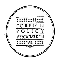 FOREIGN POLICY ASSOCIATION 1918