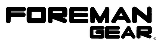 FOREMAN GEAR logo