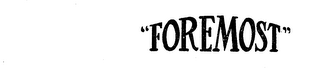 "FOREMOST" logo
