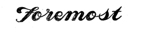 FOREMOST logo