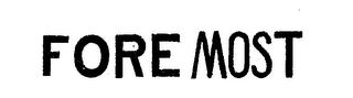 FOREMOST logo