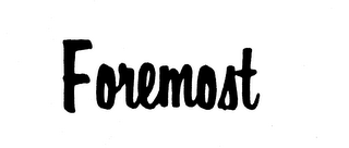 FOREMOST logo