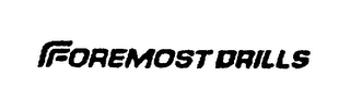 FOREMOST DRILLS logo