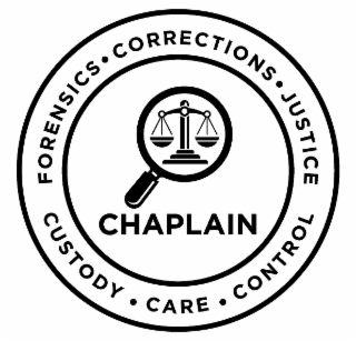 FORENSICS  CORRECTIONS  JUSTICE CHAPLAIN CUSTODY  CARE  CONTROL logo