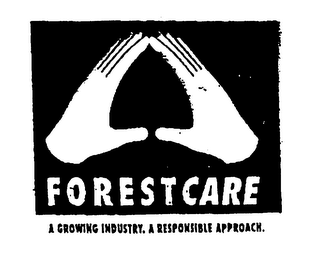 FOREST CARE A GROWING INDUSTRY. A RESPONSIBLE APPROACH. logo