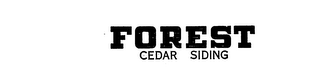 FOREST CEDAR SIDING logo