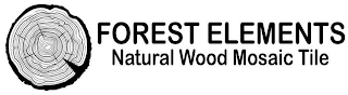 FOREST ELEMENTS NATURAL WOOD MOSAIC TILE logo