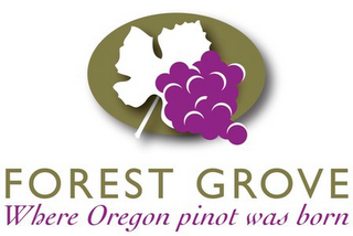 FOREST GROVE WHERE OREGON PINOT WAS BORN logo