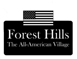 FOREST HILLS THE ALL-AMERICAN VILLAGE logo