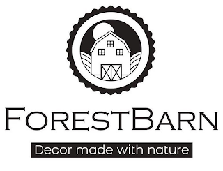 FORESTBARN DECOR MADE WITH NATURE logo