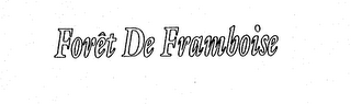 FORET DE FRAMBOISE logo