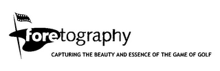 FORETOGRAPHY CAPTURING THE BEAUTY AND ESSENCE OF THE GAME OF GOLF logo
