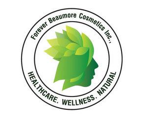 FOREVER BEAUMORE COSMETICS INC., HEALTHCARE. WELLNESS. NATURAL logo