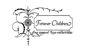 FOREVER CHILDREN FINE APPAREL..TOYS..COLLECTIBLES logo