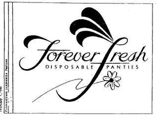 FOREVER FRESH DISPOSABLE PANTIES logo