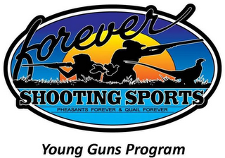 FOREVER SHOOTING SPORTS PHEASANTS FOREVER & QUAIL FOREVER YOUNG GUNS PROGRAM logo