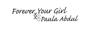 FOREVER YOUR GIRL PAULA ABDUL logo