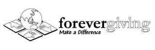 FOREVERGIVING MAKE A DIFFERENCE logo