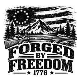 FORGED BY FREEDOM 1776 logo