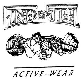 FORGED BY STEEL ACTIVE-WEAR logo