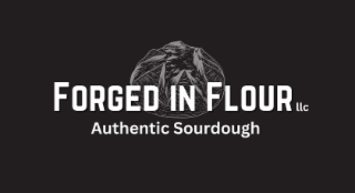FORGED IN FLOUR LLC AUTHENTIC SOURDOUGH logo