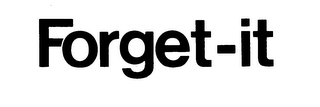 FORGET-IT logo