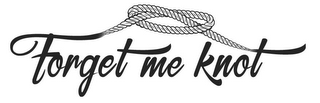 FORGET ME KNOT logo
