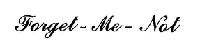 FORGET - ME - NOT logo