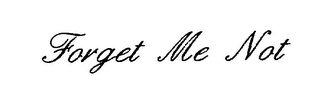 FORGET ME NOT logo