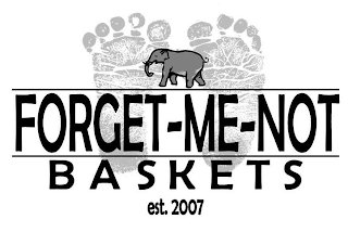 FORGET-ME-NOT BASKETS EST. 2007 logo