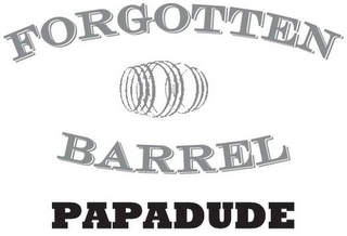 FORGOTTEN BARREL PAPADUDE logo