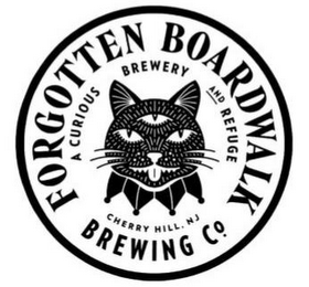 FORGOTTEN BOARDWALK BREWING CO. A CURIOUS BREWERY AND REFUGE CHERRY HILL, NJ logo
