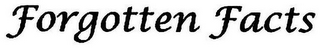 FORGOTTEN FACTS logo