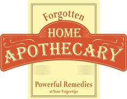 FORGOTTEN HOME APOTHECARY POWERFUL REMEDIES AT YOUR FINGERTIPS logo
