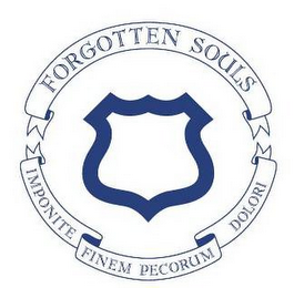FORGOTTEN SOULS IMPONITE FINEM PECORUM DOLORI logo