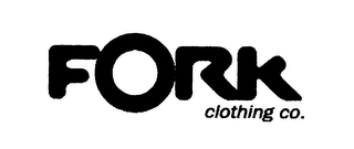 FORK CLOTHING CO. logo