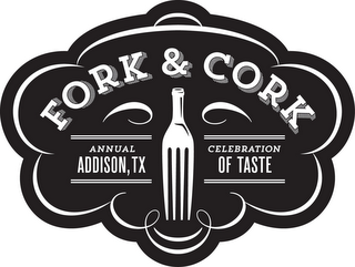 FORK & CORK ANNUAL ADDISON, TX CELEBRATION OF TASTE logo